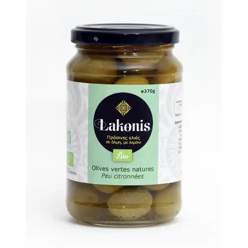 Olives vertes Peu Citronnées 210g